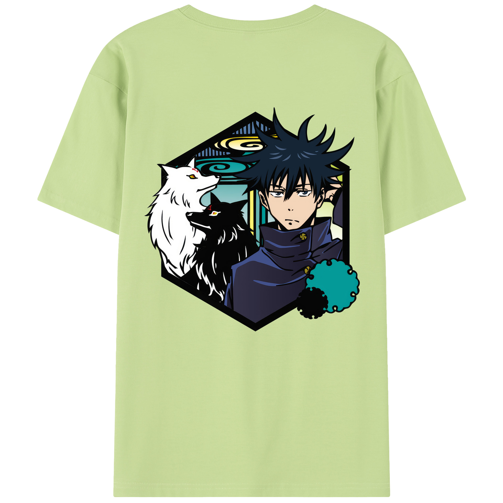 （画像用） 呪術廻戦 Jujutsu Kaisen 綿100％半袖Tシャツ（背面プリント）